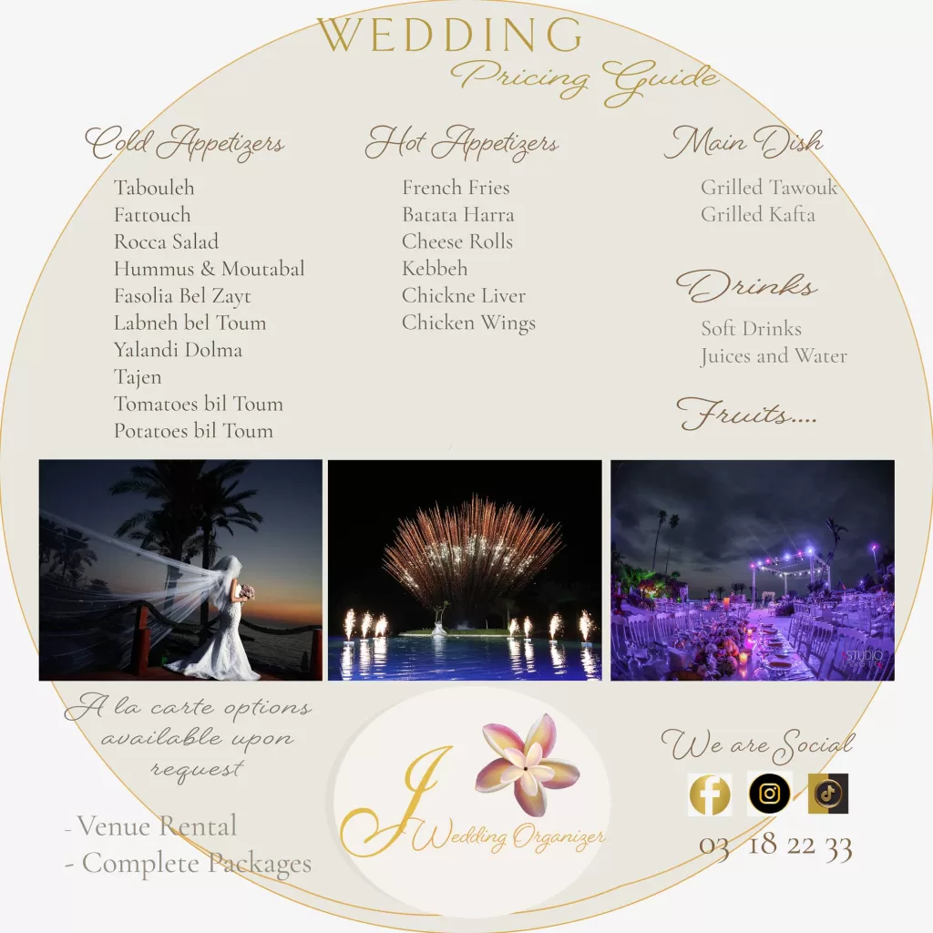 Perfect beachfront setting for an unforgettable wedding day